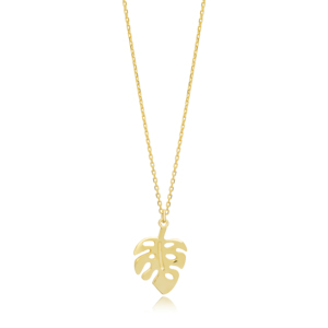 ขายส่งสร้อยคอเสน่ห์ออกแบบใบแฮนด์เมดตุรกี 925 เงินสเตอร์ลิงJewelry - Product Image 1