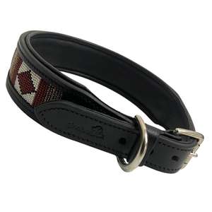 Collar de cuero con cuentas Nala para perros, Collar y correa ajustable para perros, venta al por mayor, productos personalizados para perros, mascotas personalizadas - Product Image 2