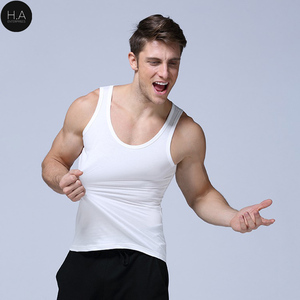 <b>Men</b> <b>White</b> <b>Vest</b> Best Supplier Sport Wear Fitness <b>Men</b> Solid Color <b>Men</b> Bodybuilding tank Top - Product Image 5