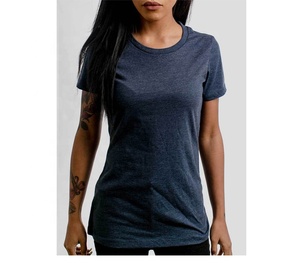 Camisetas informales ajustadas personalizadas de alta calidad, ropa de mujer, camisetas de manga corta de algodón y poliéster, ropa de calle de verano, camisetas - Product Image 1