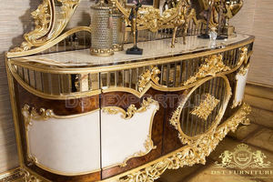 Perfect Dining Room Furniture in Luxury Design Luxury Gold Style Dining Room Furniture Set Buy Golden Dining Room Furniture Ser - Product Image 4