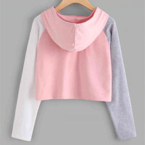 Corp top 2021 nuevos productos impreso personalizado nuevo comercio mujer sudaderas con y sin capucha sudadera - Product Image 6