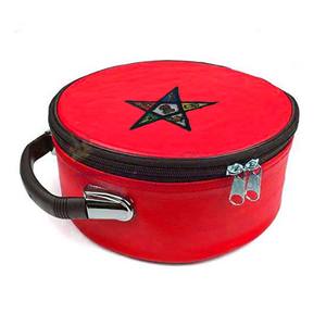 Venta al por mayor de alta calidad Masonic Regalia OES Orden de Eastern Star Red Cap Case | Masonic Regalia Cap Case Proveedor - Product Image 1