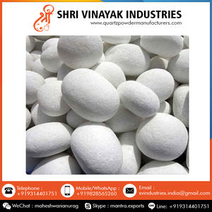 2024 vente pierre de galets blanche neige naturelle disponible au prix du fournisseur indien - Product Image 3