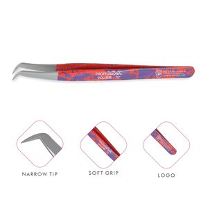 Vetus — pincettes pour Extension de cils, Volume 90 degrés, pince à épiler à pointe étroite pour faux cils, étiquettes personnelles - Product Image 1