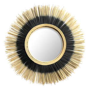 Espejo colgante de pared para decoración de interiores, cristal de ratán, algas marinas, Estilo Vintage único, de Vietnam - Product Image 2