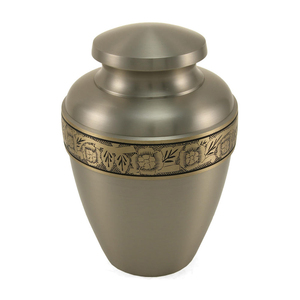 Grecian Rustic Bronze Brass Cremation <b>Urn</b> Funeral <b>Urn</b> <b>Ashes</b> <b>Urns</b> - Product Image 2