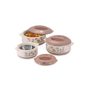 Ensemble de casseroles isolées intérieures en acier inoxydable, marmite de serveur d'aliments chauds 3 pièces - Product Image 4