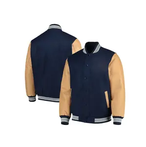 Unisex Blank Wol Letterman Jas Vrouwen Custom Logo Diepe Zak Winter Wit Zwaargewicht Sherp Wol Letterman Jas Voor Mannen