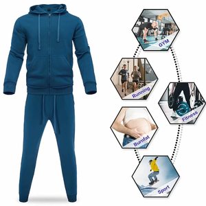 Wholesale Sports <b>Jogger</b> Set Custom Logo Zipper Gym Slim Fit Sports Suit Sweat Suit Tracksuits for Men - Product Image 3