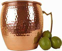<b>Copper</b> <b>Mug</b> with Polished Home Use for with Drinkware Use Small Size and Tabletop Drinkware <b>Mugs</b> at Best Price - Product Image 5