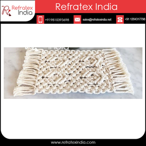 Macrame <b>Table</b> <b>Coaster</b> Bulk Supplier and Manufacture by Refratex India Made in India for Best Quality and More Color - Product Image 5