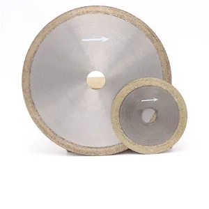 Kesim tekerlek cam testere bıçağı elmas disk akik kesme için