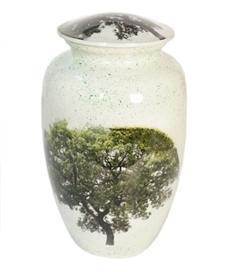Urne en métal classique colorée pour cendres adultes Crémation mémorable pour restes humains pour des occasions commémoratives - Product Image 6
