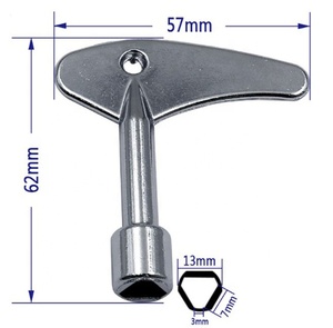 <span class=keywords><strong>Clé</strong></span> triangulaire universelle multifonction 4 en 1, clés de plombier triangulaires pour compteurs de <span class=keywords><strong>gaz</strong></span> et d'électricité - Product Image 5