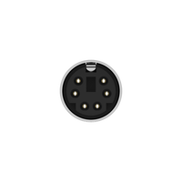 Connecteur d'alimentation Mini Din 6 broches mâle/femelle moulé avec câble (anti-EMI) 2A 12V -20~85