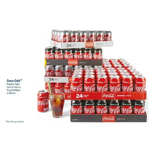 Coca Cola 330ml Spirit 330ml Fanta 330ml Cold Drink Can Soft Bottle Coffee Packaging Color Feature