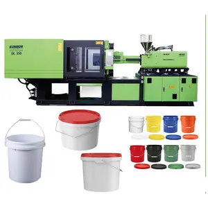 China 350 Ton Plastic Small Tank Making Injection Molding Machine 10L Bucket Moulding Machine for Sales Price