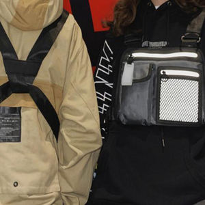 Arnés de chaleco de aparejo de pecho con bolsa frontal al por mayor de alta calidad - Product Image 4