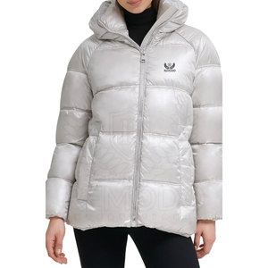 Chaqueta Acolchada con Capucha para Mujer, Transpirable, Impermeable y Cortavientos - Product Image 1