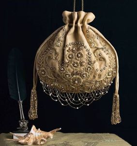 STUNNING-NEW-POTLI-BAGS WITH-STYLISH-DECENT--EMBELLISHED WITH BEADS,CRYSTAL GLASS STONE, ZARI ---WORK-PARTY & <b>WEDDING</b>--2021. - Product Image 1