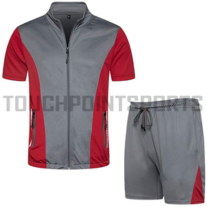Ensemble chemise à manches courtes et Short pour homme, couleur unie, revers boutonné, uniforme de Baseball personnalisé, ensemble deux - Product Image 5