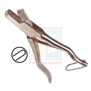 9-Inch Premium Quality Veterinary Instrument Animal Ear Notcher Plier with <b>U</b>-Notch <b>Clamp</b> for Pig & Cattle Identification - Product Image 1