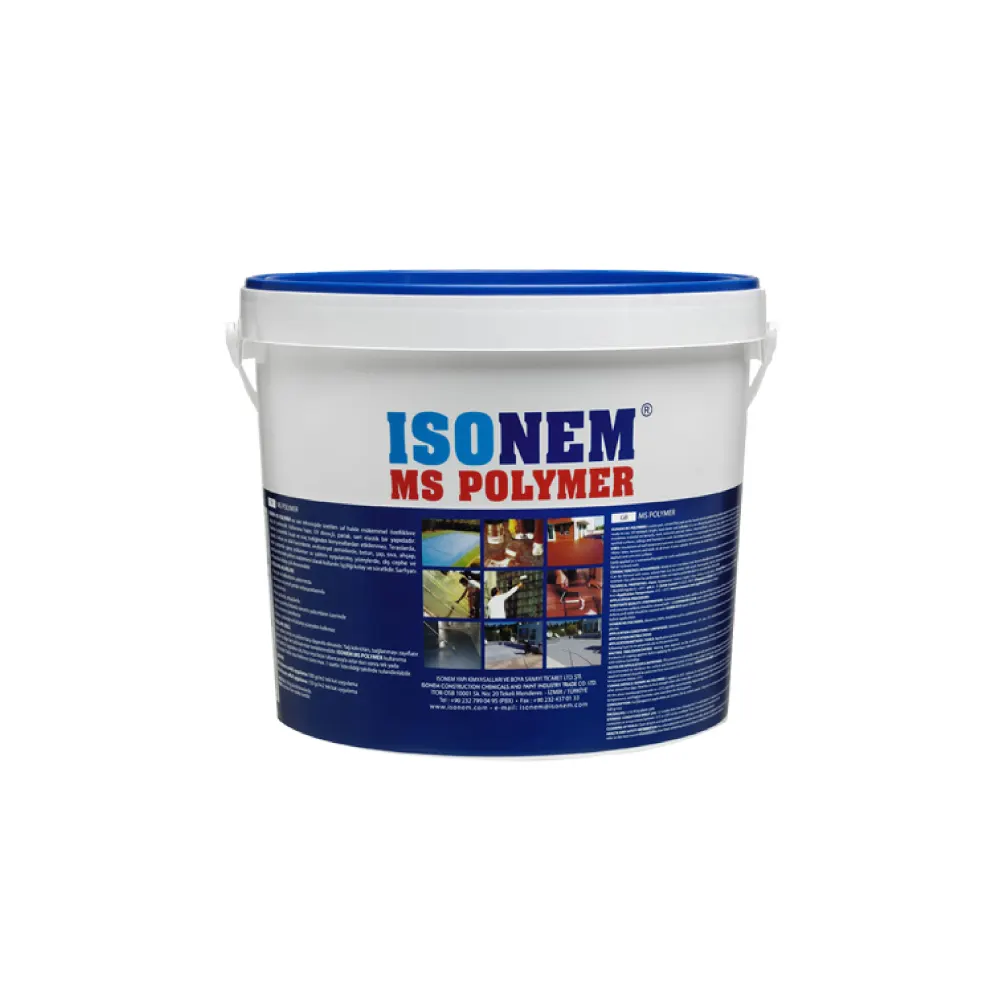 Isonem polímero acrílico de alto desempenho ms, material à prova d'água para teto de concreto e metal e terraço