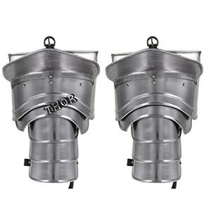 Protector de Hombro de Armadura de Acero Estilo Guerrero Medieval para Disfraz - Product Image 6