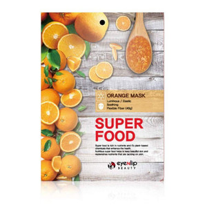 Mascarilla Facial EYENLIP Superfood Orange Pack 23ml X10EA, Cosmético Coreano Kbeauty Hecho en Corea, Ingredientes Químicos para Uso Facial - Product Image 1