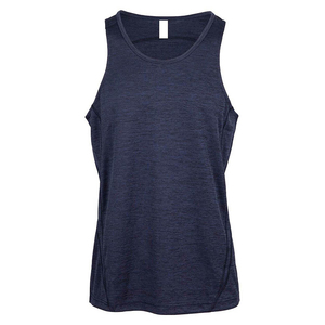 Camiseta sin mangas deportiva de verano transpirable informal para hombre, camiseta sin mangas de entrenamiento físico de secado rápido con logotipo personalizado - Product Image 4