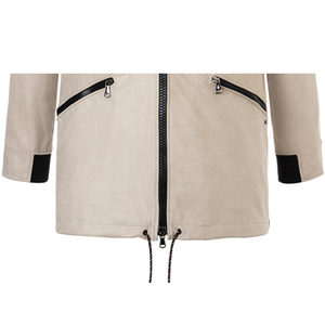 Manteau d'hiver long en cuir véritable de haute qualité, personnalisable en couleur, pour homme et femme, avec un seul bouton, logo personnalisé, faible imperméabilité - Product Image 5