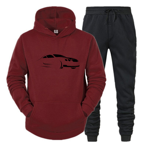 Ropa deportiva con logotipo personalizado para hombre, chándal de algodón para gimnasio y trotar - Product Image 5