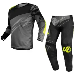 Conjuntos de terno de motocross, uniforme de corrida personalizado, estampado, profissional, à prova de sujeira, segurança, para motocross