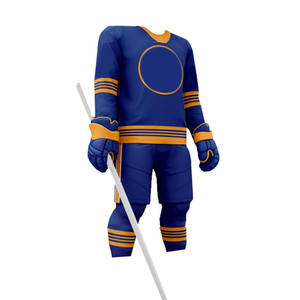 Maillot et pantalon de hockey sur glace avec logo personnalisé de vente chaude Design classique à bas prix pour quantité en vrac Uniforme de hockey sur glace de qualité - Product Image 4