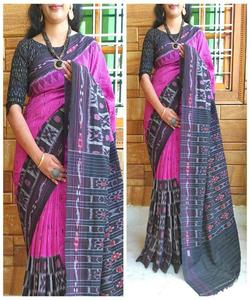 Banarasi Soie Jacquard Saree avec Chemisier Femmes Porter Dames Fête Festival Usage Quotidien Doux Coton Soie Sari En Gros Bas Prix Vêtement - Product Image 4