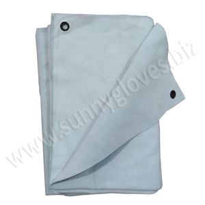 Chrome Leather Welding Blanket with Brass Eyelets - Product Image 5