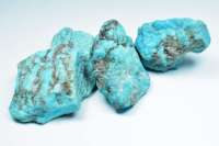 Pierre précieuse turquoise d'Arizona, pierre brute naturelle de haute qualité, provenant des mines d'Arizona, taille moyenne de 10 à 50 grammes