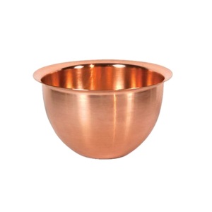 High Quality Eco-Friendly Copper <b>Dinnerware</b> Bowl Classic Style Party Use Custom Logo Accepted - Product Image 1