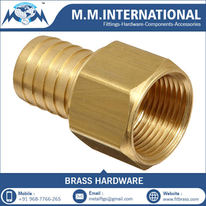 Conector de boquilla de manguera de latón personalizado, accesorios roscados - Product Image 3