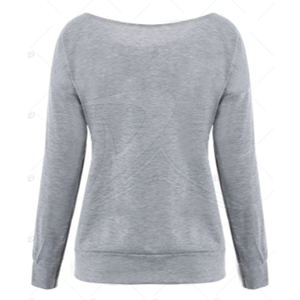 Personnalisé ODM Automne Hiver Coton Polyester tissé Anti-boulochage Pull Respirant Sweat-shirt à manches longues pour femmes avec poche - Product Image 5