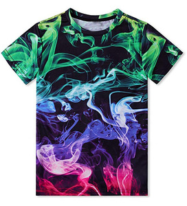 Summer Season Long Sleeve O-Neck Eco-Friendly <b>Silk</b>/Cotton <b>Shirt</b> High Quality Customization Full Sublimation Printing <b>Men</b> - Product Image 3