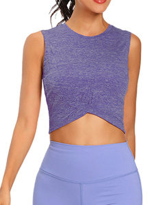 Débardeurs de sport pour femmes grande taille, respirants, légers, à maintien élevé, en élasthanne/polyester, pour la salle de sport, le yoga, la course à pied, l'entraînement, sexy - Product Image 5