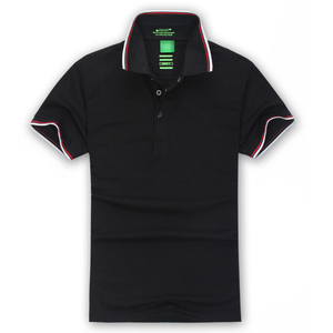 เสื้อโปโลของผู้ชายผ้าโพลีเอสเตอร์100% ชุดทำงานทรงสลิมฟิตฤดูร้อนพิมพ์ลายผ้า ODM - Product Image 6