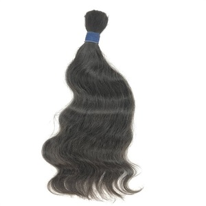 Jai Ambey Exports Tirupati South Indian Temple Extensiones de cabello crudo a granel 100% Cabello humano - Product Image 1