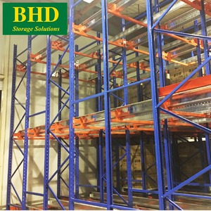 Maximum Safety RMI/CE/ISO Certified Pallet Shuttle Rack System Forklift Driving 500-5000kg Capacity <b>for</b> Warehouse <b>Storage</b> - Product Image 2