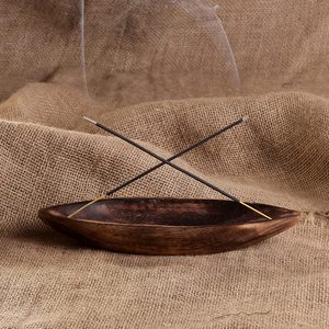 Incense Burner Stick Holder Ash Catcher Wooden Handmade Modern Gift Wood Home Decor - Product Image 6