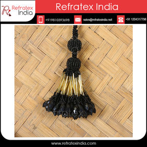 ตกแต่งลูกปัดพู่แฟนซีพู่อินเดียผู้ผลิต - Product Image 4