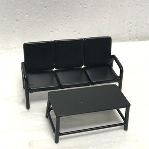 Ensemble de 2 Métal D'or Nouveau Design Miniature Chaises et Table pour Dollhouse 1: 12 Échelle Miniature - Product Image 4