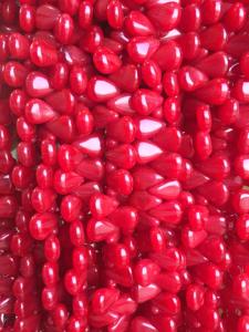 Perles de verre pastèque verte faites à la main de haute qualité perles au chalumeau en cristal - Product Image 4